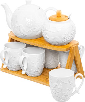 Чайный набор Elan Gallery Птички на ветке / 540863 