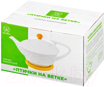 Заварочный чайник Elan Gallery Птички на ветке / 540886