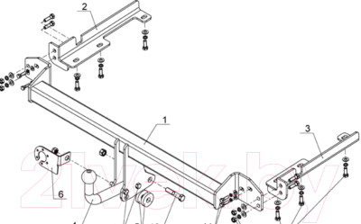Фаркоп Avtos CE 06