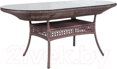 Стол садовый AIKO Camellia 7019П овальный (167x88x75) - фото