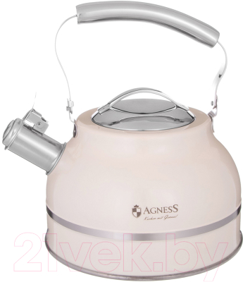 Чайник со свистком Agness 914-301 - фото