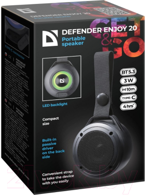 Портативная колонка Defender Enjoy 20 / 65920