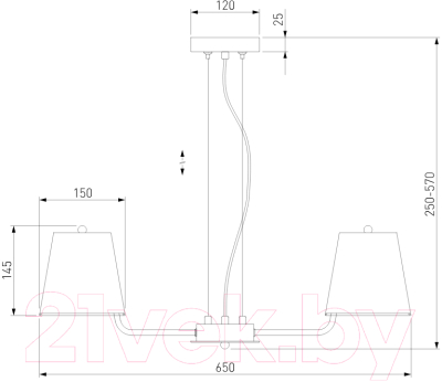 Люстра Евросвет 60155/5