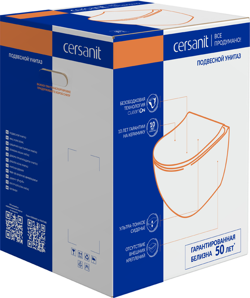 Унитаз подвесной Cersanit City Smart / 64822