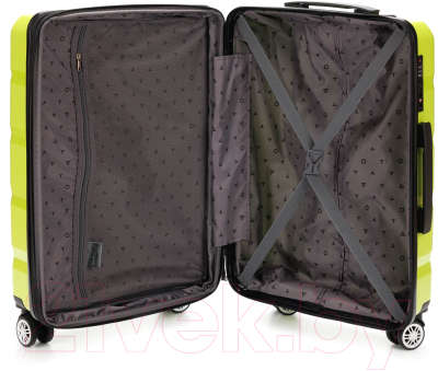 Чемодан на колесах Torber В Отпуск / T1902M-Green