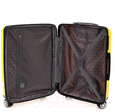 Чемодан на колесах Torber В Отпуск / T1902M-Yel