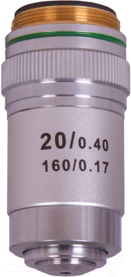 Объектив для микроскопа Levenhuk MED 20x / 76066 - фото