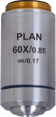 Объектив для микроскопа Levenhuk MED 60x/беск / 76078 - фото