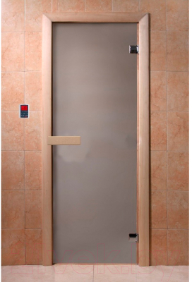 Стеклянная дверь для бани/сауны Doorwood 6мм 70x190 / DW02654