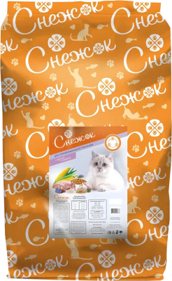 Сухой корм для кошек Снежок Для стерилизованных кошек Курица и индейка - фото