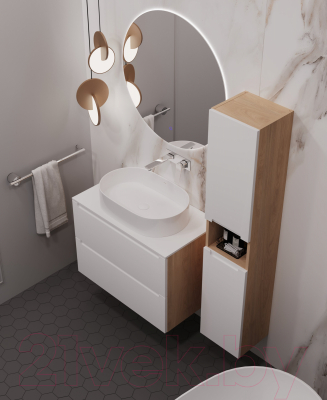 Тумба под умывальник ЗОВ Дион 80 / D80LHO0M9003GKV5-LDSPW