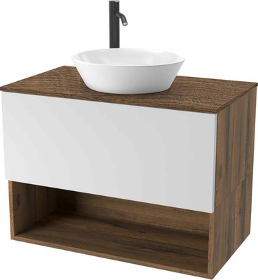 Тумба под умывальник ЗОВ Кито-2 60 / 2K60LA0MWMC-LDSPA - фото