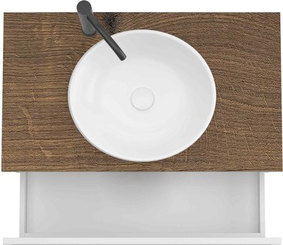 Тумба под умывальник ЗОВ Кито-2 80 / 2K80LA0MWMC-LDSPA