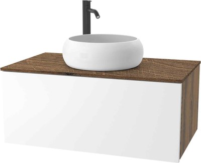 Тумба под умывальник ЗОВ Кито 80 / K80LA0MWMC-LDSPA - фото