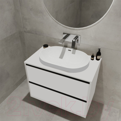 Тумба под умывальник ЗОВ Парма 70 / P70LWP0MWMC1B-LDSPW