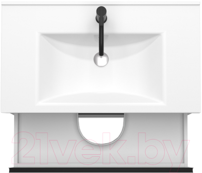 Тумба под умывальник ЗОВ Парма 60 / P60LWP0MWMC1B-LDSPW