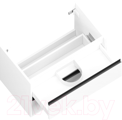 Тумба под умывальник ЗОВ Парма 60 / P60LWP0MWMC1B-LDSPW