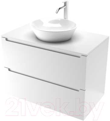 Тумба под умывальник ЗОВ Дион 70 / D70LWP0M9003MKV5-LDSPW - фото