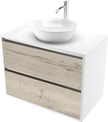 Тумба под умывальник ЗОВ Парма 60 / P60LWP0MWHMC1A-LDSPW - фото