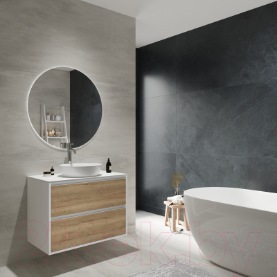 Тумба под умывальник ЗОВ Парма 80 / P80LWP0MHMC1A-LDSPW