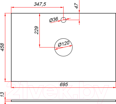 Тумба под умывальник ЗОВ Парма 70 / P70LA0MAMC1B-LDSPG