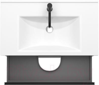 Тумба под умывальник ЗОВ Парма 80 / P80LAN0MAMC1B-LDSPG