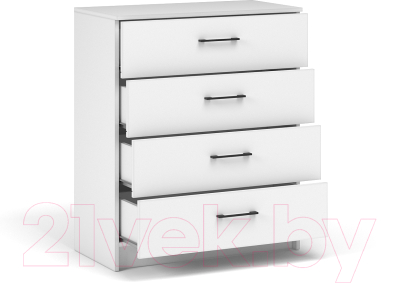 Комод Империал Чикаго Вайт 4 ящика