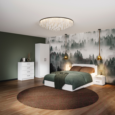 Комод Империал Чикаго Вайт 4 ящика