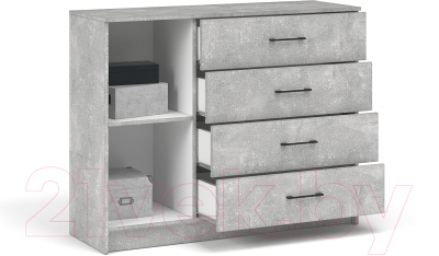 Тумба Империал Чикаго 1 дверь 4 ящика