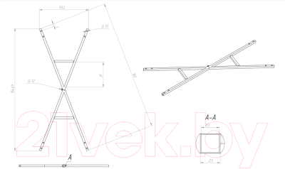 Каркас Eurolux 160x70 / Е5016070029