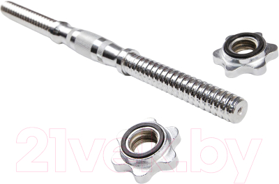 Гриф для гантели Ametist С железной ручкой бочонком 25x450мм - фото