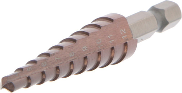 Сверло Tundra Ступенчатое HSS-Co шестигранный хвостовик / 7546776 - фото