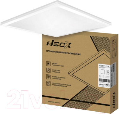Панель светодиодная Neox ДВО-02 5040-Опал / 4690612053059