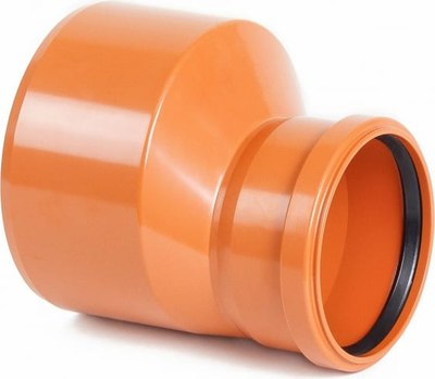 Переходник наружной канализации Хемкор ПВХ Ду 160x110 / 2491098