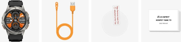 Умные часы Kospet Tank T3 / KOS-T3-S