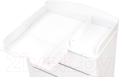 Комод пеленальный INDIGO Green Line с узким пеленальным столиком (волна)