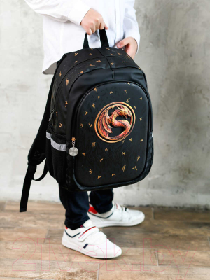 Школьный рюкзак Феникс+ Огненный дракон / 64142