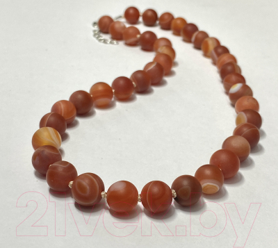 Бусы Wolves Агат Африканский матовый 6553