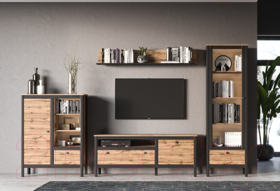 Тумба Black Red White Loft RTV1D1S