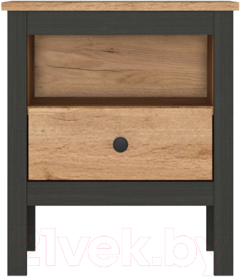 Прикроватная тумба Black Red White Loft KOM1S - фото