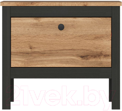 Тумба в прихожую Black Red White Loft KOM1K/55 - фото