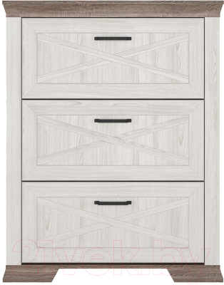 Тумба для обуви Black Red White Marselle SFB3B - фото