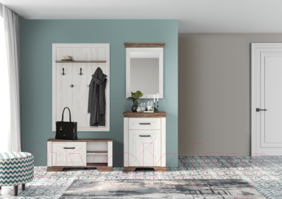 Тумба в прихожую Black Red White Marselle SFK1B