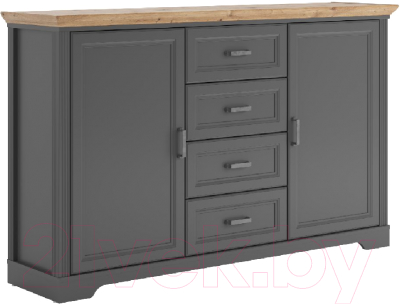 Тумба Black Red White Jasmin KOM2D4S - фото