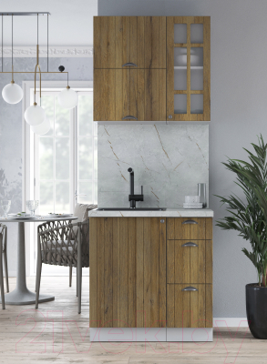 Кухонный гарнитур Интерлиния Берес 0.8Б