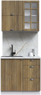 Кухонный гарнитур Интерлиния Берес 0.9Б - фото