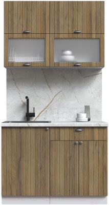 Кухонный гарнитур Интерлиния Берес 1.1Б - фото