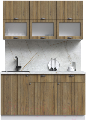 Кухонный гарнитур Интерлиния Берес 1.5Б - фото