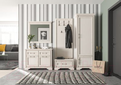 Тумба в прихожую Black Red White Stylius B169-KOM1S