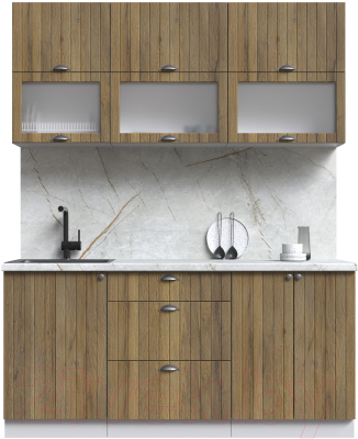 Кухонный гарнитур Интерлиния Берес 1.7Б - фото